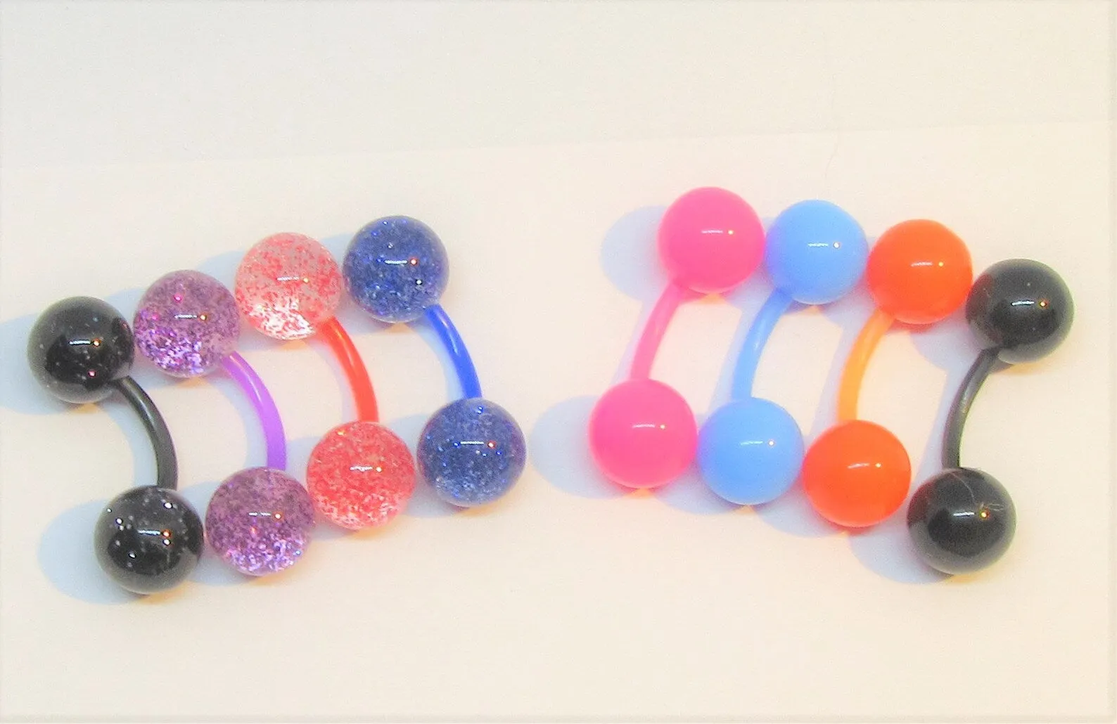Clitoral Clitorial Clit Hood Bar VCH Hypoallergenic Vertical Balls Surgical Flexible VCH Metal Sensitive Hospital Retainer 14g