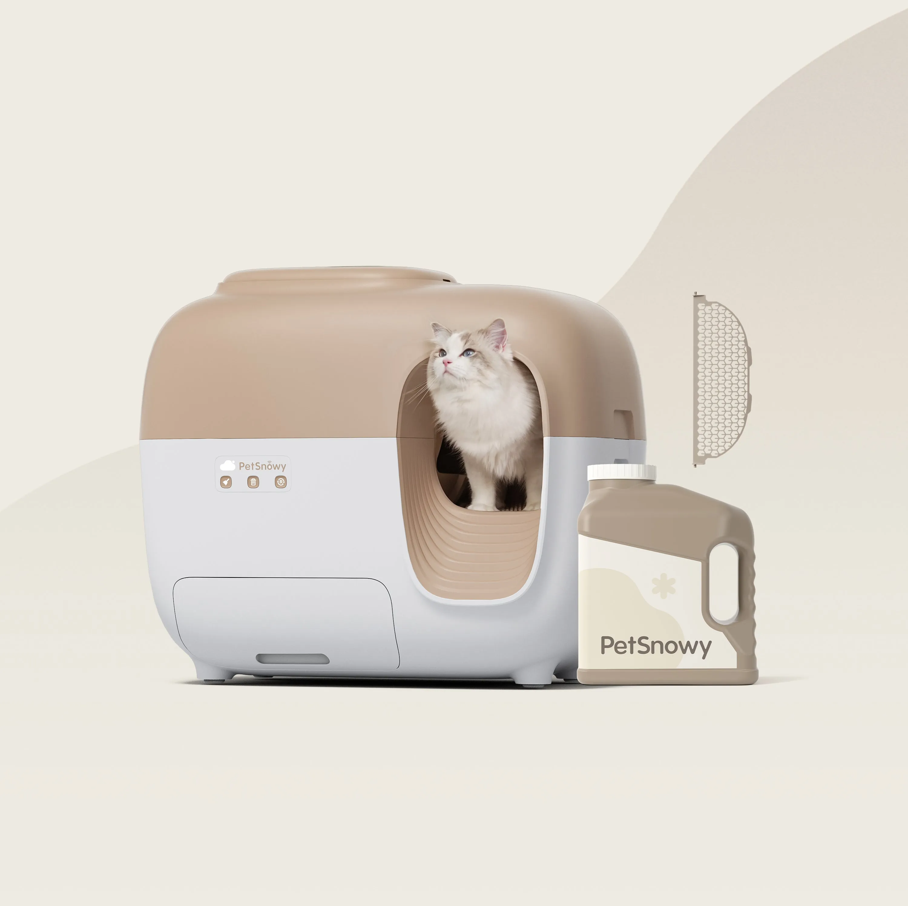 Clumping Litter-Ready Smart Set ( Litter Included)