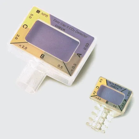 Colorimetric CO2 Detector - EasyCapII and PediCap