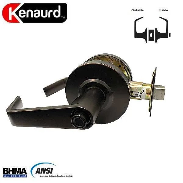 Commercial Lever Set Handle - 2-3/4” Standard Backset - Oil Rubbed Bronze - Privacy - Grade 2