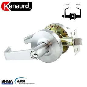 Commercial Lever Set Handle - 2-3/4” Standard Backset - Satin Chrome - Classroom - Grade 2