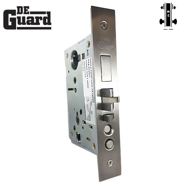 Commercial Mortise Door Lock - Entry Function - US32D - UL Fire Rated - Grade 1