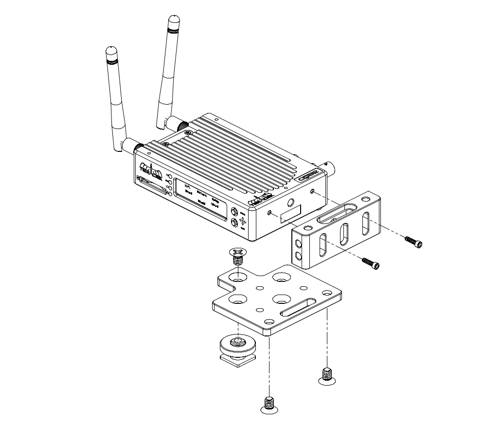Cube 655 Hot Shoe Mounting Combo Kit