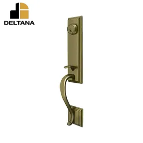 Deltana - Kingston Handleset - Entry - Solid Brass - Optional Finish