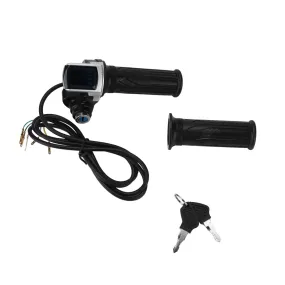 Digital Throttle With Voltage Display and Lock System Universal Motorcycle Kit