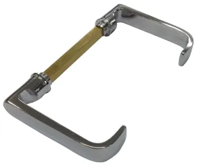 DOOR HANDLE CP BRASS 85MM