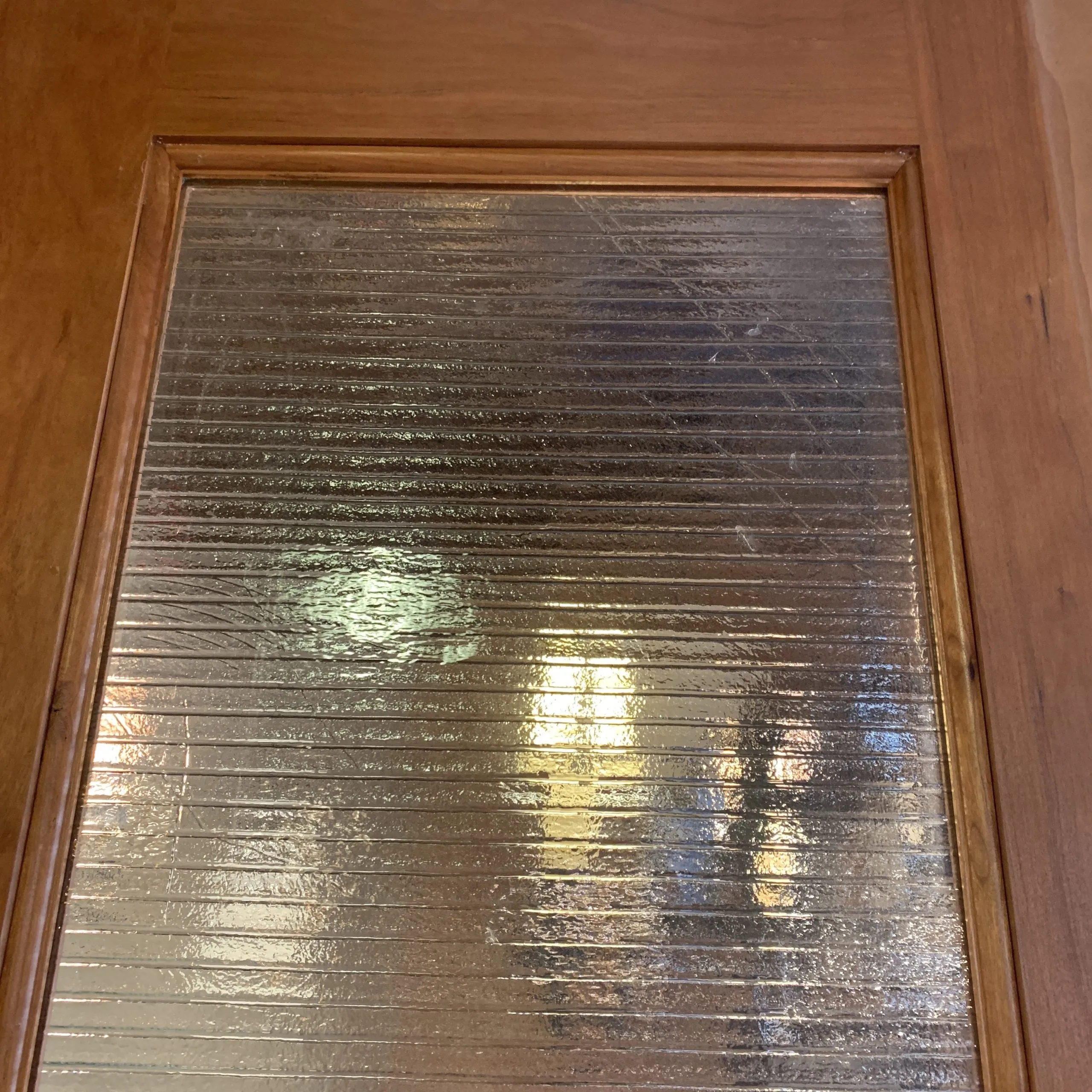 Double Glass Doors in Jams, Translucent Glass, Multiple Sizes