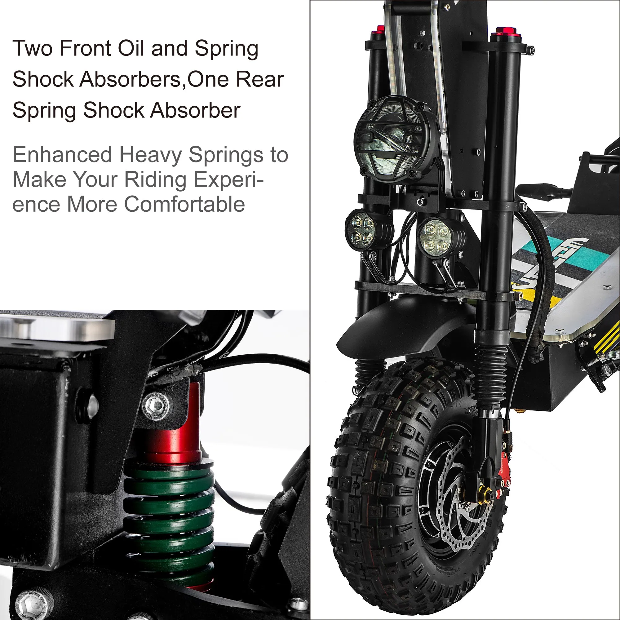 EFGBIKE X9 Plus Electric Scooter for Adults 50 MPH 8000W Dual Motor 60V