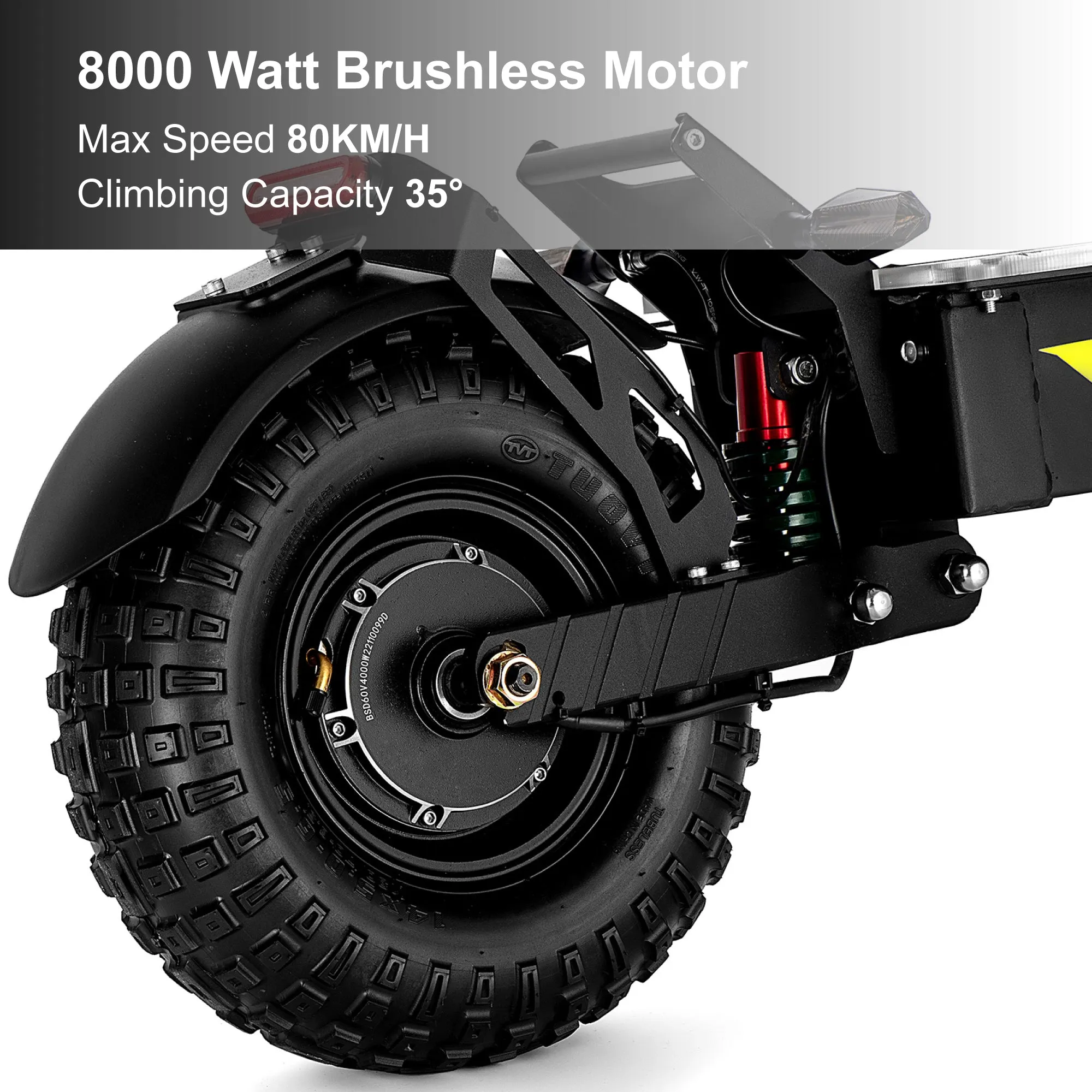 EFGBIKE X9 Plus Electric Scooter for Adults 50 MPH 8000W Dual Motor 60V