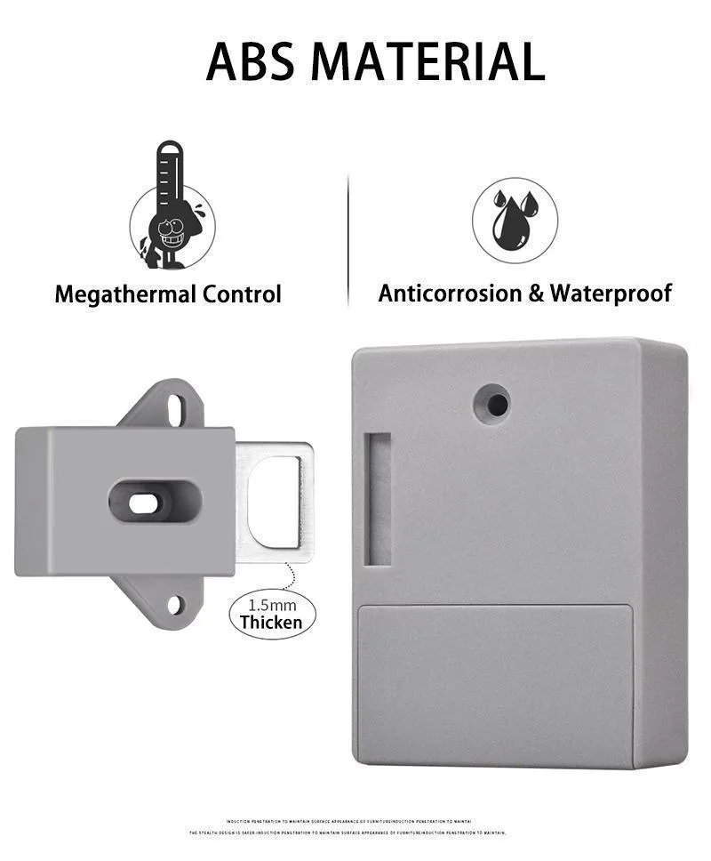 Electronic Cabinet Lock Kit with Sensor