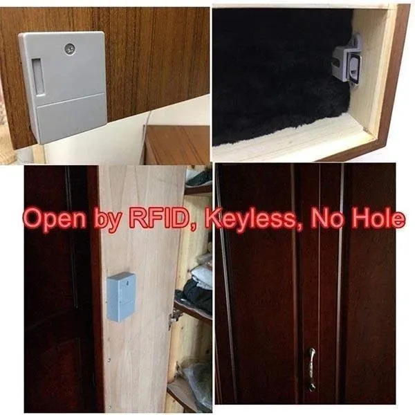 Electronic Cabinet Lock Kit with Sensor