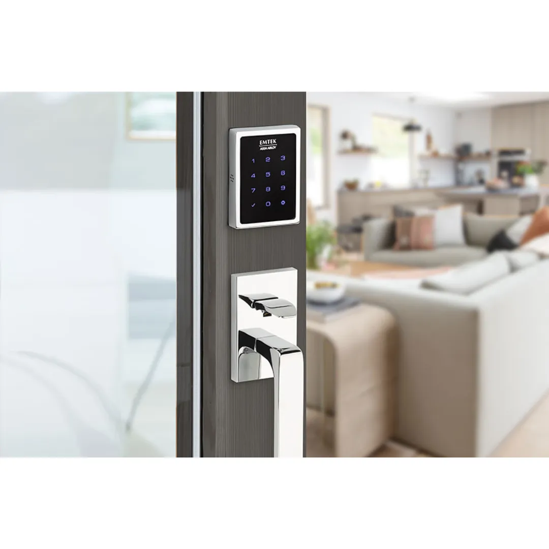 Emtek EMPowered Motorized Touchscreen Keypad Entry Set with Baden Grip EMP0103