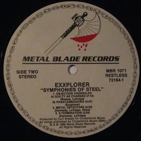 Exxplorer - Symphonies Of Steel (LP, Album) (VG )