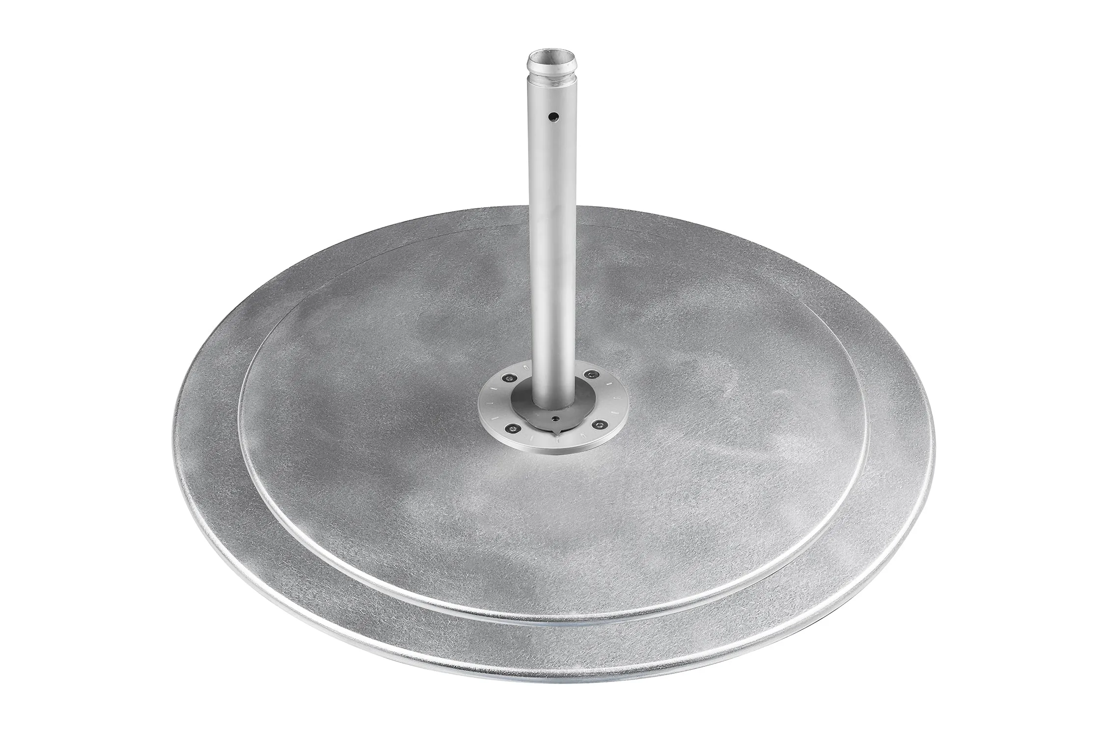 Frankford 40G-36G Round Max Galvanized Steel Stack Mounting Base for Aurora Cantilever Umbrella