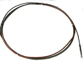 FRTD-6-3-2500-750, RTD 4 Wire MIMs 3mm x 2500mm   6mm x 50mm Tip. 750mm Teflon/Screened/Teflon 4 wire cable, -50 to 350 Deg C