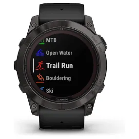 Garmin fenix 7X Pro Sapphire Solar Built-in Flashlight Solar Charging Capability Black Multisport GPS Smartwatch - 010-02778-10