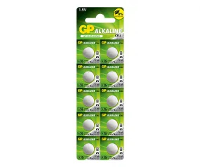 GP Alkaline Button Cell A76F Mercury Free