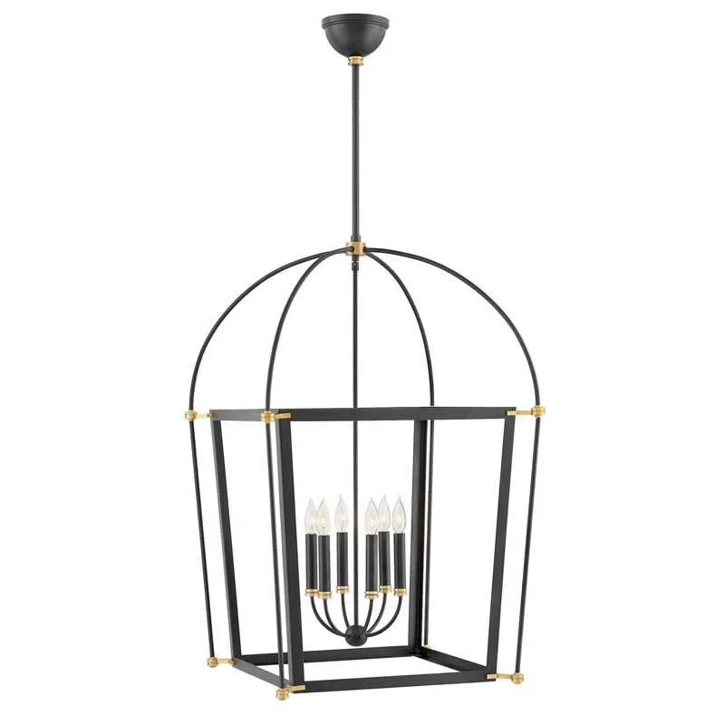 Hinkley 4056BK Chandelier Selby Black