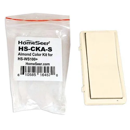 HomeSeer Almond Color Change Kit for Wall Switches, Dimmers & Fan Controllers