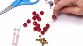 How to Use the Beadalon Elastic Cord Needle and Make a Stretch Bracelet