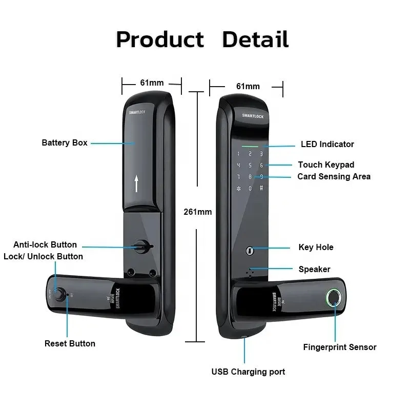 iSM08 Smart Biometric Door Lock
