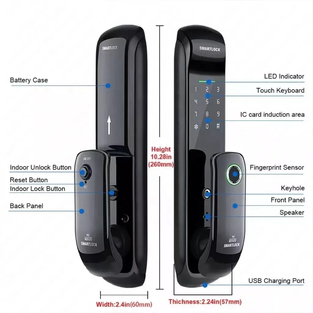 iSM08 Smart Biometric Door Lock