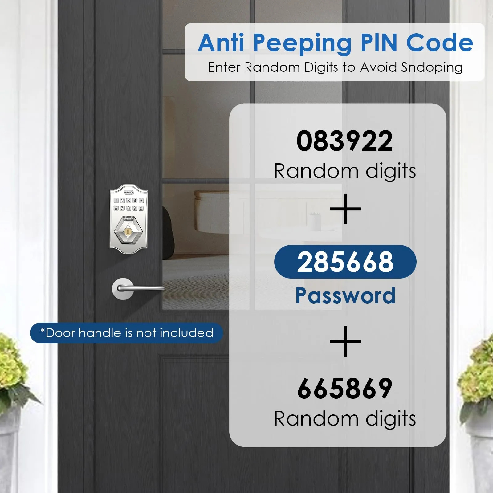 KANFOX Keyless Entry Smart Door Lock Deadbolt