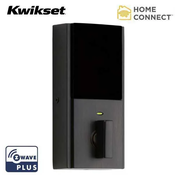 Kwikset - 914CNT - Signature Series Contemporary Electronic Deadbolt - 11P - Venetian Bronze - SmartKey Technology - Grade 2