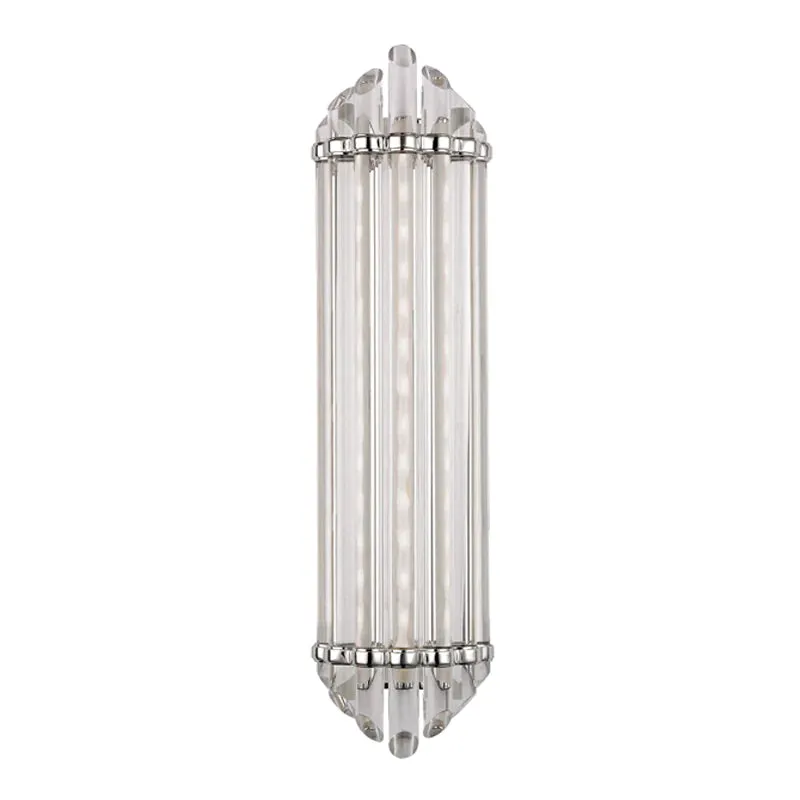 LED Bath Bracket from the Albion Collection in Polished Nickel Finish by Hudson Valley (Final Sale)