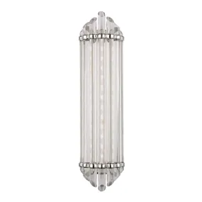 LED Bath Bracket from the Albion Collection in Polished Nickel Finish by Hudson Valley (Final Sale)