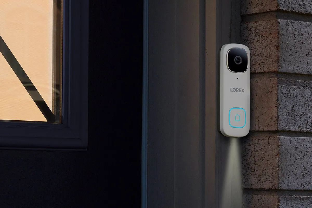 Lorex Smart Home Security Center with 2K Video Doorbell