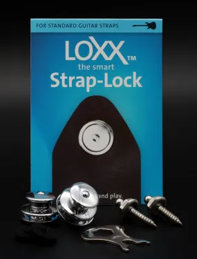 LOXX Electric Guitar/Bass Strap Lock - Various Colours Available
