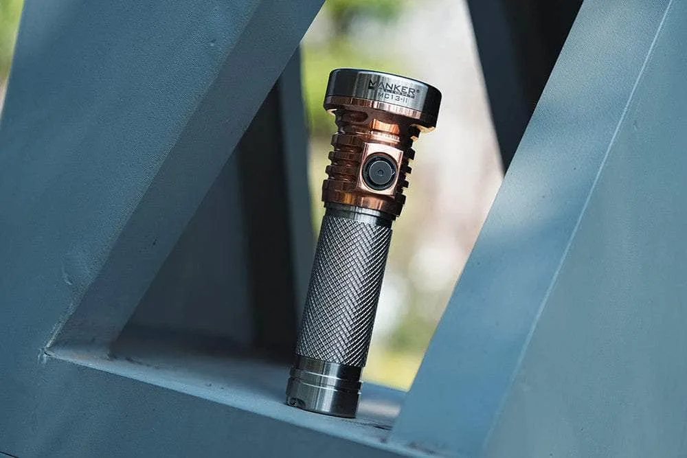 Manker MC13 II Pocket EDC Flashlight - Titanium & Copper