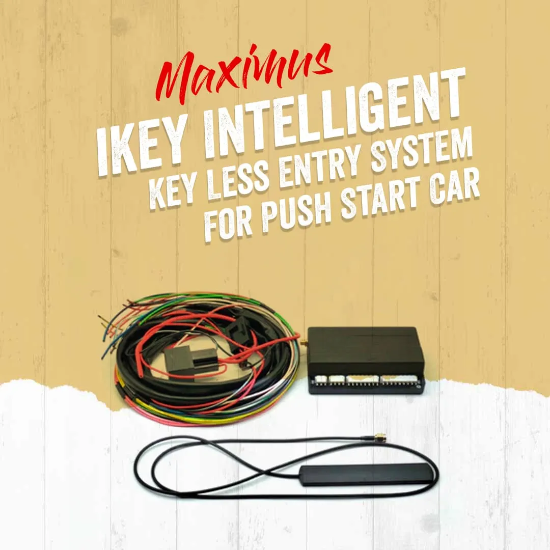 Maximus iKey Intelligent Key Less Entry System For Push Start Car