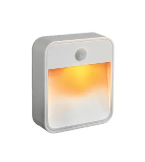 Mr Beams® MB720A-WHT-01-02 Stick Anywhere Amber LED Night Light, 20 Lumens