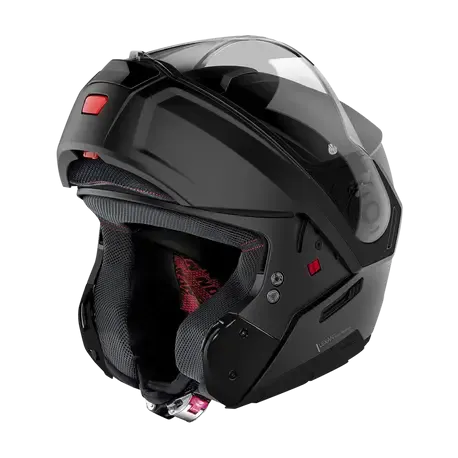 Nolan N90-3 Classic N-COM Flat Black Motorcycle Helmet
