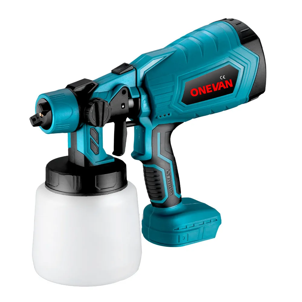 ONEVAN Reciprocating Saw & Impact Drill & Paint Spray Gun Brushless Cordless 3‑Pc. Combo Kit 6.0Ah