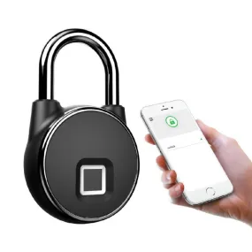 P22  Waterproof Fingerprint Padlock with Cellphone APP Control & Low Battery Alarm