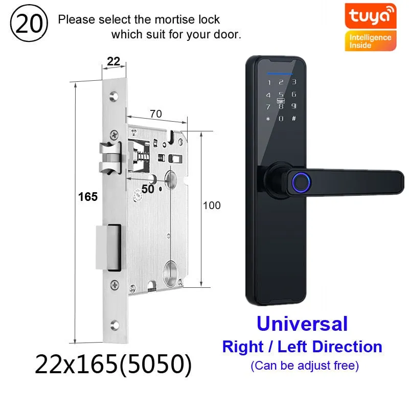 Raykube Biometric Fingerprint Door Lock