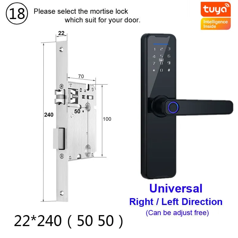 Raykube Biometric Fingerprint Door Lock