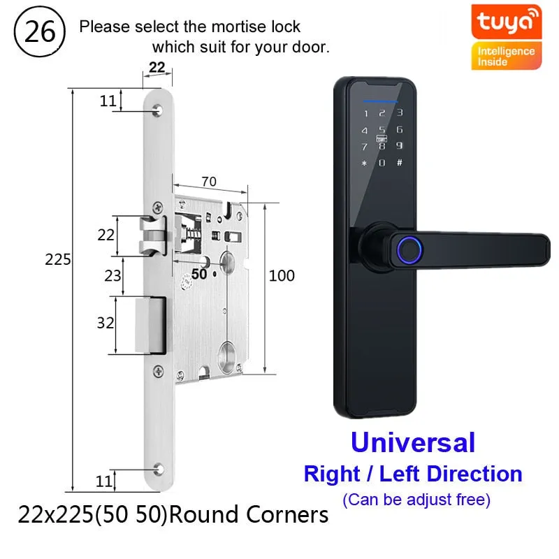 Raykube Biometric Fingerprint Door Lock
