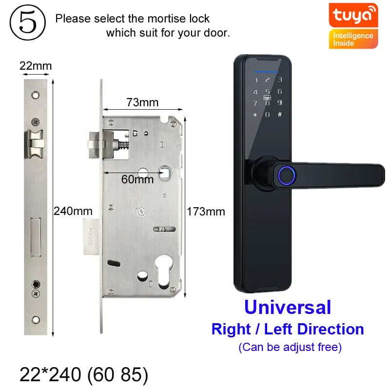 Raykube Biometric Fingerprint Door Lock