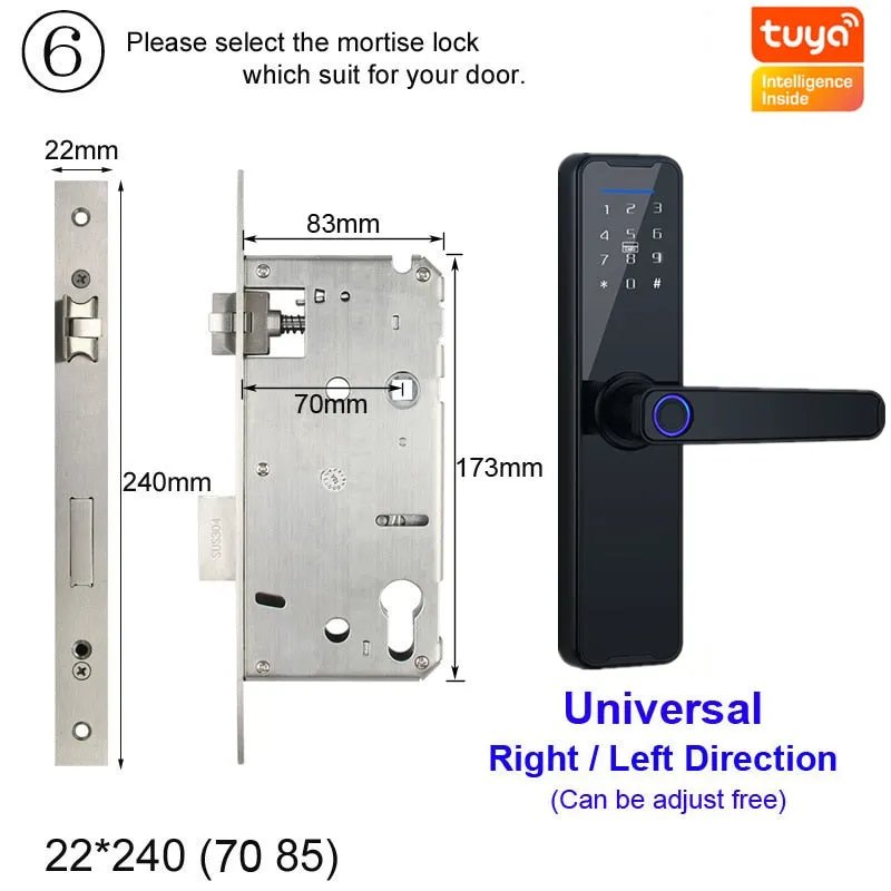 Raykube Biometric Fingerprint Door Lock