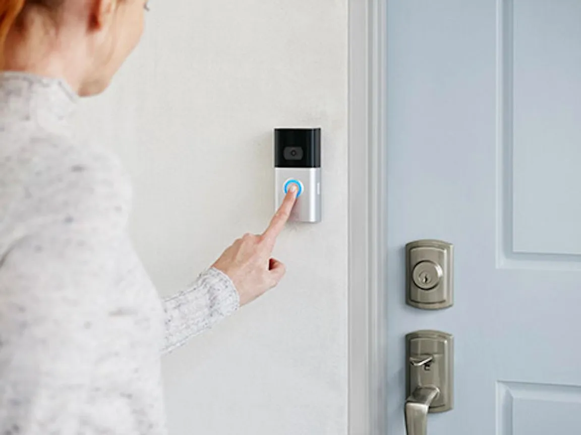 Ring - Video Doorbell 3 - Satin Nickel
