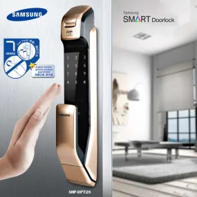 Samsung SHP-DP728 Smart lock with Push-Pull handle – Gold