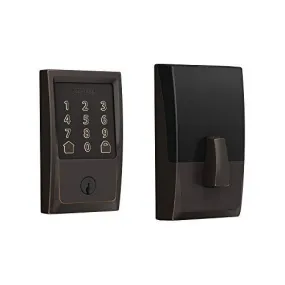 Schlage BE489WB CEN 716 Encode Deadbolt Smart Lock | WiFi Touchscreen Keypad, Aged Bronze
