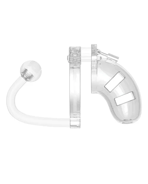 Shots Man Cage Chastity 3.5" Cock Cage W/plug Model 10