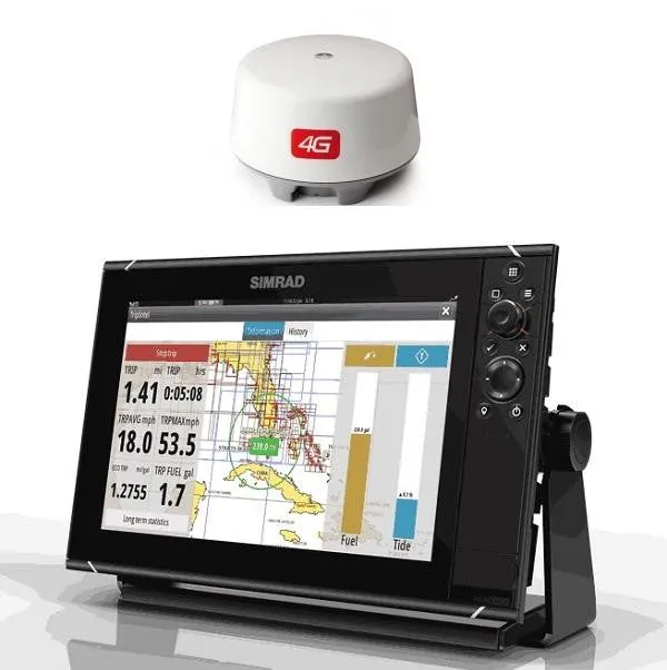 Simrad NSS12 EVO3 Radar Bundle Insight 4G Dome