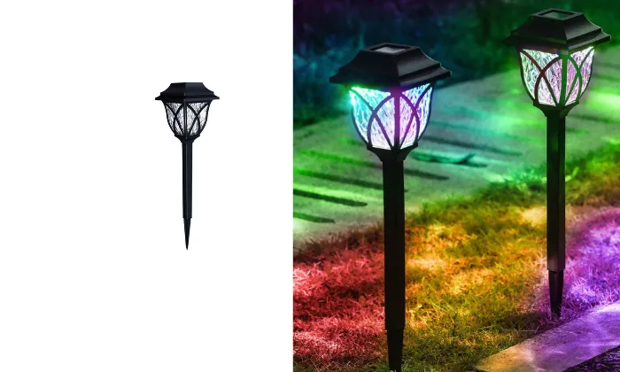 Solar Outdoor Garden Light With Colourful Induction