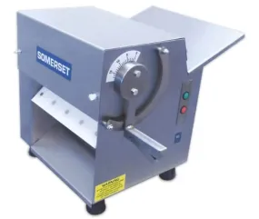 Somerset Countertop 10" Single Pass Dough Sheeter, 0.25 HP, 600 Pieces /Hour